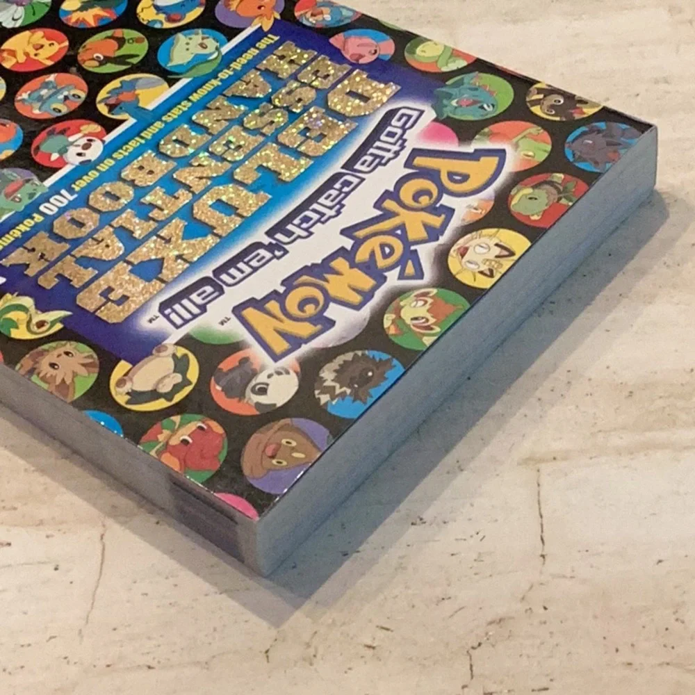 Pokemon Deluxe Essential Handbook Book Stats & Facts Guide 2015 Scholastic